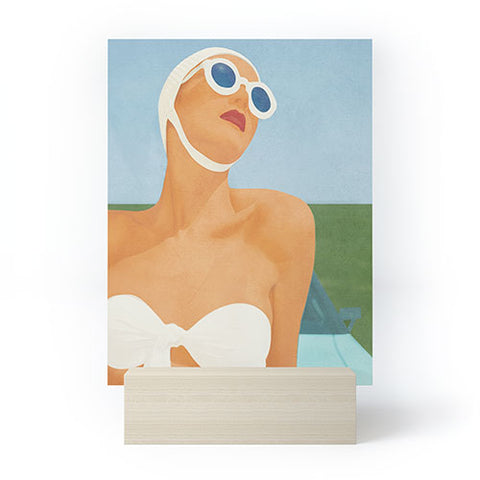 Flow Line Sunny I Mini Art Print