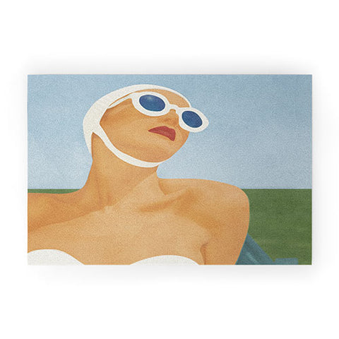 Flow Line Sunny I Welcome Mat