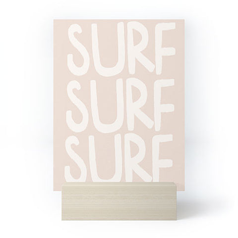 Forth and Wild Boho Surf Surf Surf Print Mini Art Print
