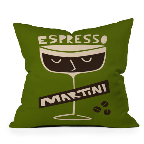 Fox And Velvet Espresso Martini Outdoor Throw Pillow