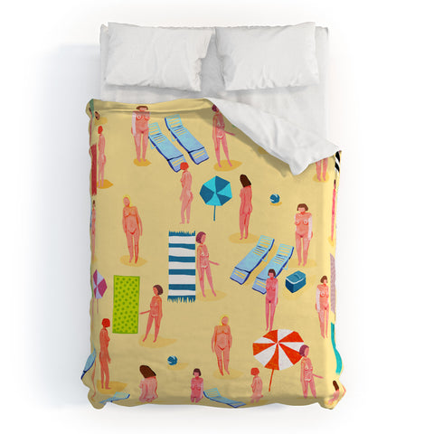 Francisco Fonseca naked summer girls Duvet Cover