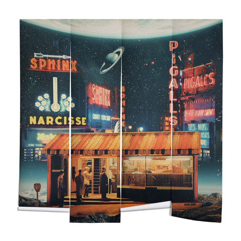 Frank Moth a Postcard from year 2347 Wall Mural