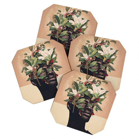 Frank Moth Birds Are My Real Origin Coaster Set