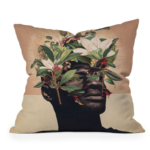 Frank Moth Birds Are My Real Origin Outdoor Throw Pillow