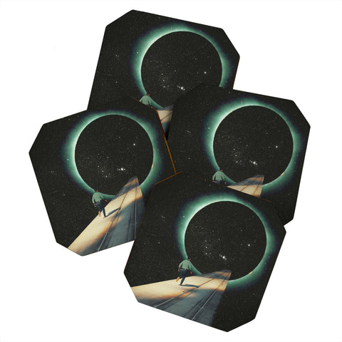 Frank Moth Escaping Into The Void Coaster Set