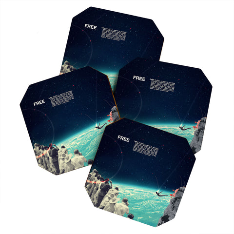 Frank Moth Free by Frank Moth Coaster Set