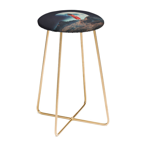 Frank Moth I am Here Waiting for You Counter Stool