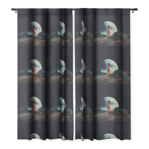 Frank Moth I am Here Waiting for You Blackout Window Curtain