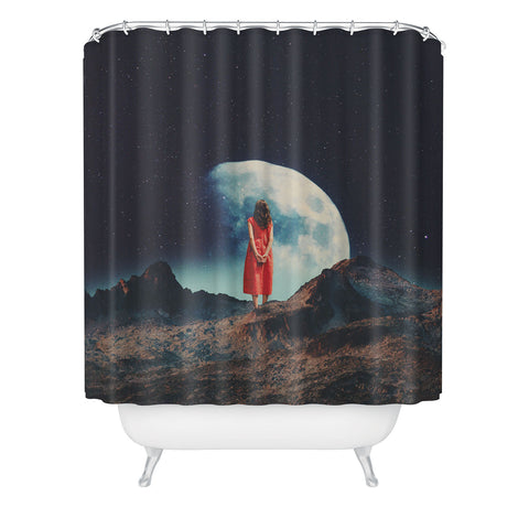 Frank Moth I am Here Waiting for You Shower Curtain