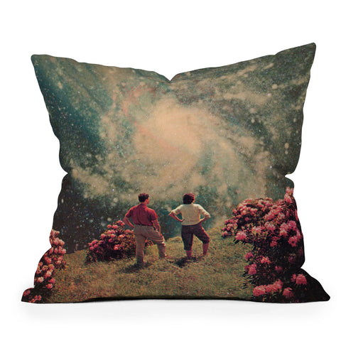 Frank Moth There Will Be Light In The End Outdoor Throw Pillow