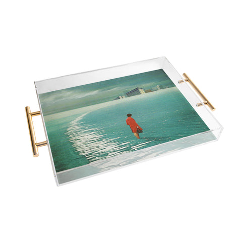 Frank Moth Waiting For The Cities To Fade Acrylic Tray