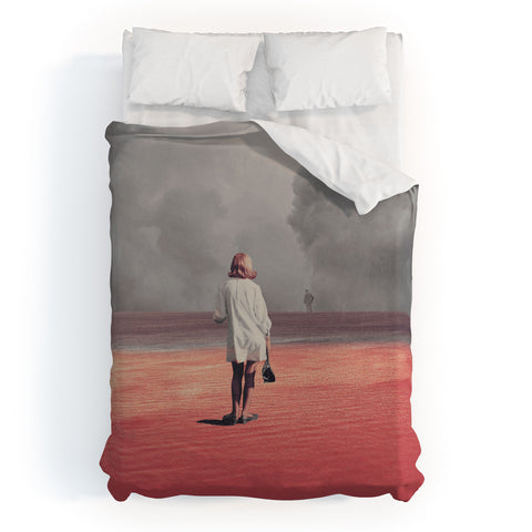 Frank Moth Watching You Leave Me Duvet Cover