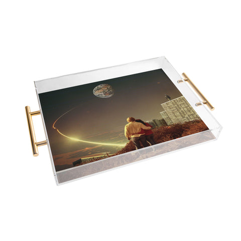 Frank Moth We Used To Live There Too Acrylic Tray