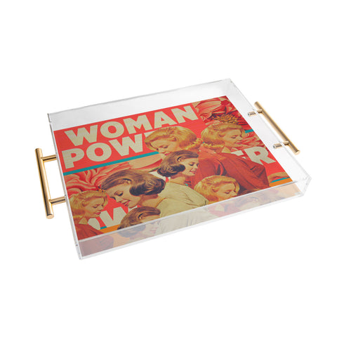 Frank Moth Woman Power Acrylic Tray
