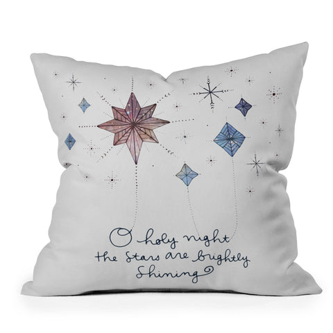 Gabi Holy Night Outdoor Throw Pillow