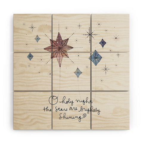 Gabi Holy Night Wood Wall Mural