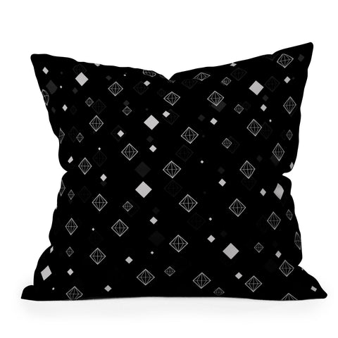 Gabi In Summer Onyx Outdoor Throw Pillow