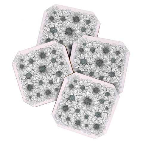Gabi Wild and Free Pink Coaster Set