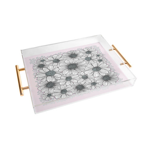 Gabi Wild and Free Pink Acrylic Tray