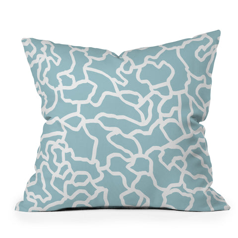 Gabriela Fuente abstract siluet Outdoor Throw Pillow