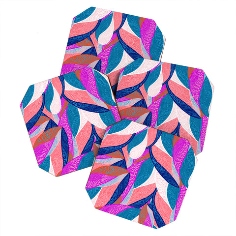 Gabriela Fuente Alice in WonderPink Coaster Set