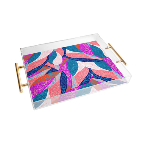Gabriela Fuente Alice in WonderPink Acrylic Tray