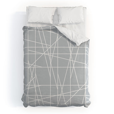 Gabriela Fuente Architecture silver Duvet Cover