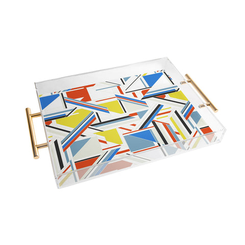 Gabriela Fuente Bauhaus puzzle Acrylic Tray