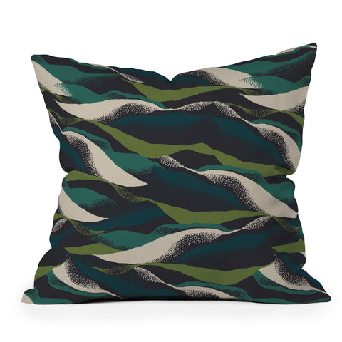 Gabriela Fuente Bio Mount Outdoor Throw Pillow