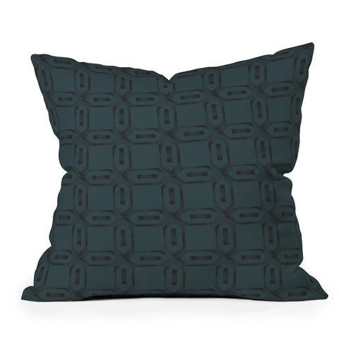 Gabriela Fuente Dark Classic Outdoor Throw Pillow