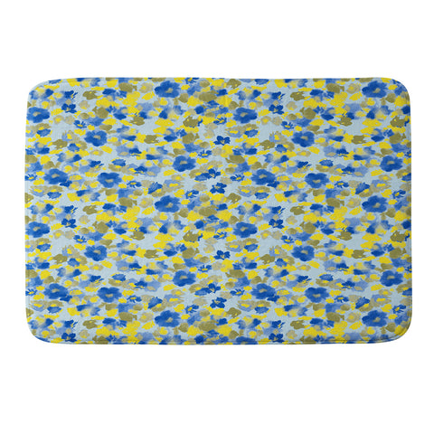 Gabriela Fuente Day Dreaming Watercolor Memory Foam Bath Mat