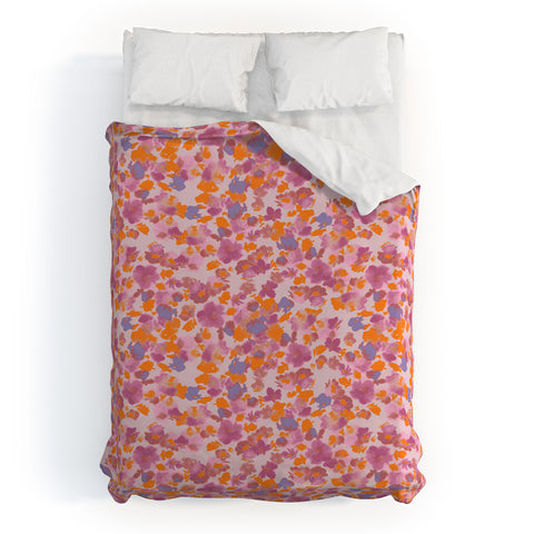 Gabriela Fuente Day Dreaming Watercolor Pink Duvet Cover