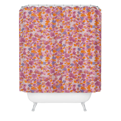 Gabriela Fuente Day Dreaming Watercolor Pink Shower Curtain