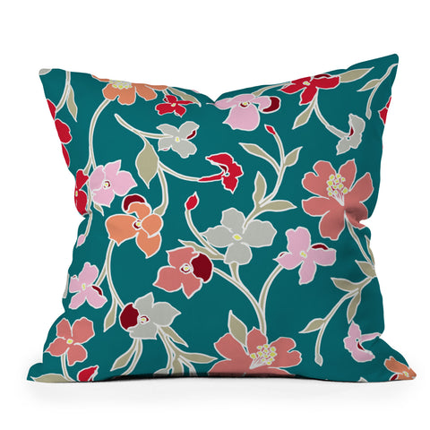 Gabriela Fuente detail Outdoor Throw Pillow