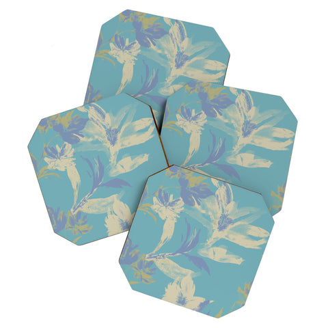 Gabriela Fuente Emma Blue Coaster Set