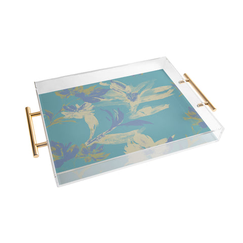 Gabriela Fuente Emma Blue Acrylic Tray