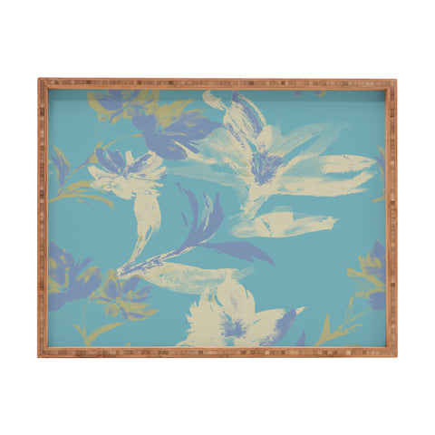 Gabriela Fuente Emma Blue Rectangular Tray