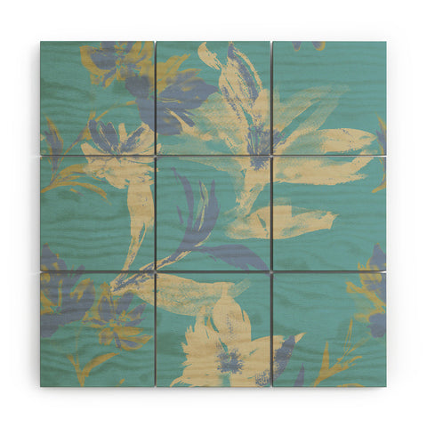 Gabriela Fuente Emma Blue Wood Wall Mural