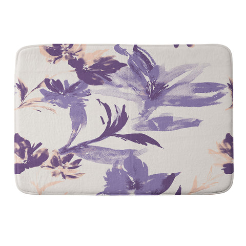 Gabriela Fuente Emma Classic Floral Memory Foam Bath Mat