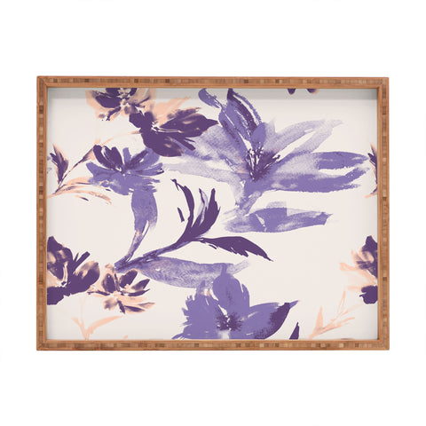 Gabriela Fuente Emma Classic Floral Rectangular Tray