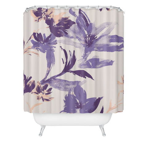 Gabriela Fuente Emma Classic Floral Shower Curtain