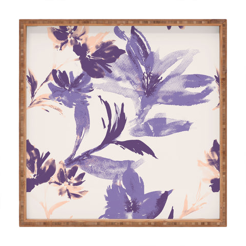 Gabriela Fuente Emma Classic Floral Square Tray