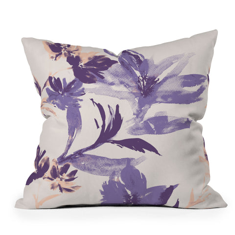 Gabriela Fuente Emma Classic Floral Throw Pillow