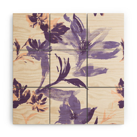 Gabriela Fuente Emma Classic Floral Wood Wall Mural