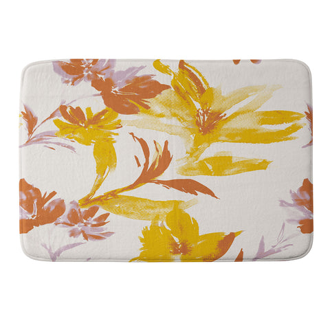 Gabriela Fuente Emma Floral Classic Memory Foam Bath Mat