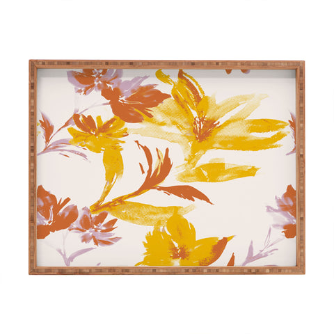 Gabriela Fuente Emma Floral Classic Rectangular Tray
