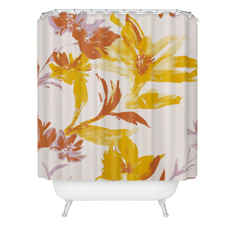 Gabriela Fuente Emma Floral Classic Shower Curtain