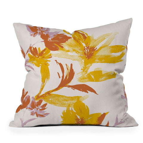 Gabriela Fuente Emma Floral Classic Outdoor Throw Pillow
