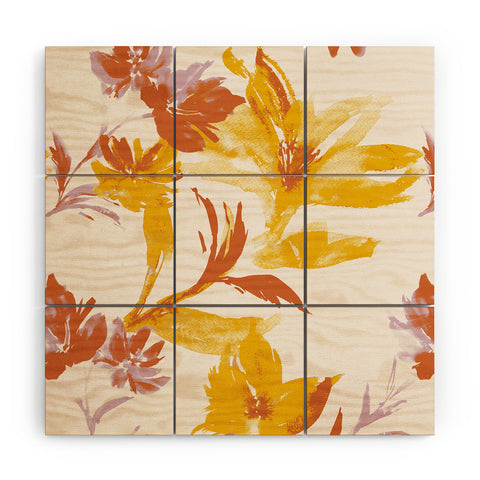 Gabriela Fuente Emma Floral Classic Wood Wall Mural