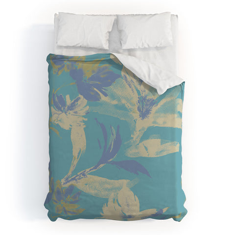 Gabriela Fuente Emma Floral Duvet Cover